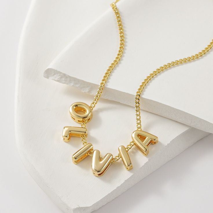 Lula & Co™ Name Bubble Necklace