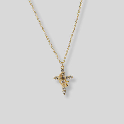 Crown Cross Necklace