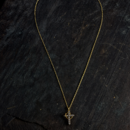 Crown Cross Necklace